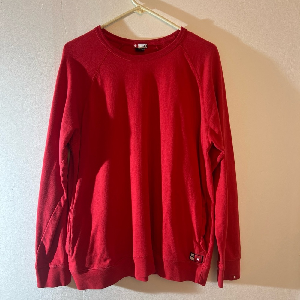 DC Men’s Red Crewneck Sweatshirt
